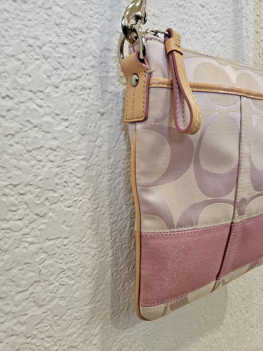 Vintage Coach Signature Canvas Swingpack Crossbody Bag Y2K-era - Picture 5 of 8